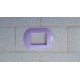 PLACCHE COMPATIBILI LIVING INTERNATIONAL IN ABS COLORATE  PER SCATOLE RETTANGOLARI SERIE GLAMOUR BOMBATA