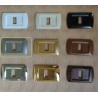 PLACCA CRO SATINATO IN ABS PER SCATOLE RETTANGOLARI SERIE ECLIPSE