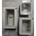 CONTENITORE SCATOLA ESTERNA IDROBOX COMPATIBILE LIVING BTICINO 2 3 4 POSTI CON PORTELLO