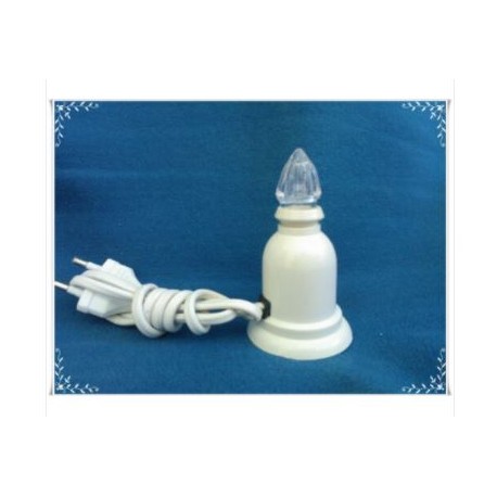 LUCCIOLA A LED CON TRASFORMATORE DA 3,5V CON CAVO E SPINA LUCE 6500K