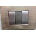 PLACCA SABBIA DORATA N.4 COMPATIBILE LIVING LIGHT INTERNATIONAL 3 4 7 POSTI