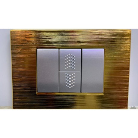 PLACCA ORO N.5 COMPATIBILE LIVING LIGHT INTERNATIONAL IN ABS 3 4 7 POSTI