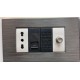 PLACCA ARGENTO ANICO N.20 COMPATIBILE LIVING LIGHT INTERNATIONAL IN ABS 3 4 7 POSTI