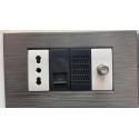 PLACCA ARGENTO ANTICO N.20 COMPATIBILE LIVING LIGHT INTERNATIONAL IN ABS 3 4 7 POSTI