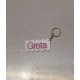 PORTACHIAVI PERSONALIZZATO CON NOME IN PLEXIGLASS BIANCO NOME COLORATO