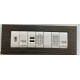 PLACCA GREYSTONE N. 24 IN ABS COMPATIBILE LIVING LIGHT INTERNATIONAL 3 4 7 POSTI