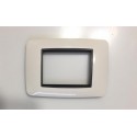 PLACCA BIANCA COMPATIBILE LIVING INTERNATIONAL 6603 PLACCHETTE COPRINTERRUTTORI