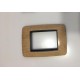 PLACCA BAMBOO COMPATIBILE LIVING INTERNATIONAL 6603 PLACCHETTE COPRINTERRUTTORI