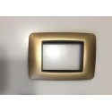 PLACCA TITANIUM COMPATIBILE LIVING INTERNATIONAL 6603 PLACCHETTE COPRINTERRUTTORI