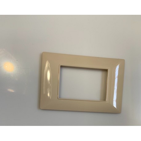 PLACCA VIMAR PLANA AVORIO C9903 COMPATIBILE PLACCHETTE COPRINTERRUTTORI
