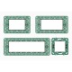 PLACCA COMPATIBILE VIMAR PLANA ACCIAIO SCURO C9903 PLACCHE ABS COPRINTERRUTTORI TASTO 3 4 7 PO