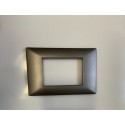 PLACCA COMPATIBILE VIMAR PLANA BRONZO SCURO C9903 PLACCHE ABS COPRINTERRUTTORI TASTO 3 4 7 PO