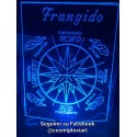 ROSA DEI VENTI PERSONALIZZATA LAMPADA IN PLEXIGLASS A LED LUCE RGB IDEA REGALO