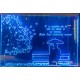 OUADRO IN PLEXIGLASS REGALO FESTA AMORE SAN VALENTIN PERSONALIZZATA LUCE LED RGB