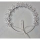 CORONCINA A LED CON CAVO + ALIMENTATORE PER FUNZIONAMENTO 230V.