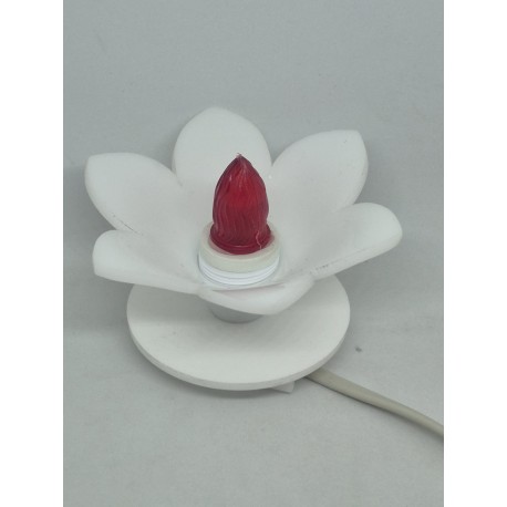 LUCCIOLA GIGLIO IN PLEXIGLASS CON LAMPADINA NEON 220V.