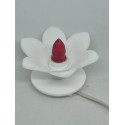 LUCCIOLA GIGLIO IN PLEXIGLASS CON LAMPADINA NEON 220V.