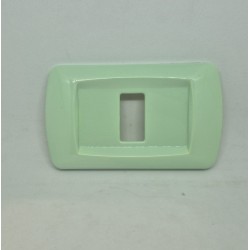 PLACCA VERDE PASTELLO IN ABS PER SCATOLE RETTANGOLARI SERIE ECLIPSE ROSSO CICLAMINO