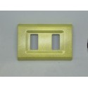 PLACCA GIALLO MONKEY METALLIZZATO PER SCATOLE RETTANGOLARI SERIE ELITE