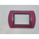 PLACCA PLACCHETTA COMPATIBILE LIVING INTERNATIONAL ROSSO CICLAMINO METALLIZZATO