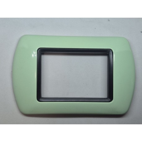PLACCA PLACCHETTA COMPATIBILE LIVING INTERNATIONAL VERDE PASTELLO