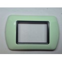 PLACCA PLACCHETTA IN ABS COMPATIBILE LIVING INTERNATIONAL VERDE PASTELLO