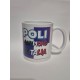 TAZZA NAPOLI 4 SCUDETTO PERSONALIZZATA LA MANO DE DIOS MARADONA FORZA NAPOLI CAMPIONI DI ITALIA