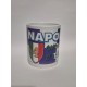 TAZZA NAPOLI 4 SCUDETTO PERSONALIZZATA LA MANO DE DIOS MARADONA FORZA NAPOLI CAMPIONI DI ITALIA