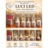 LUMINO VOTIVO A BATTERIE SACRO RELIGIOSO LUCI LED DA PERSONALIZZARE IDEA REGALO