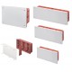 Scatola di derivazione 92X92X45 colore arancio conf. in termoretraibile