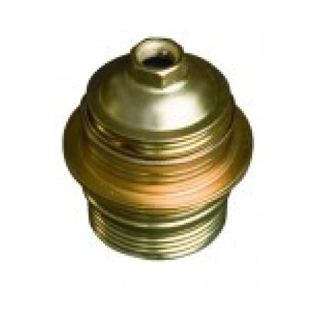 Portalampade filettato in ottone E 14