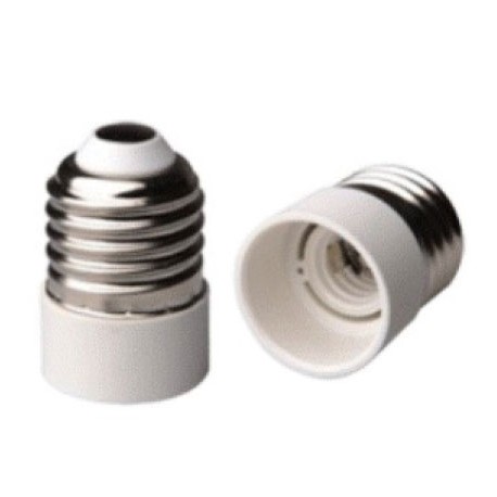 Adattatore per lampade da E 27 a E 14
