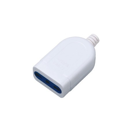 Presa volante 2p+t 16 A bipasso