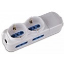 Presa multipla compatta 4 uscite bivalenti