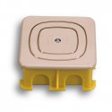 SCATOLA DA INCASSO TELEFONO CON COPERCHIO