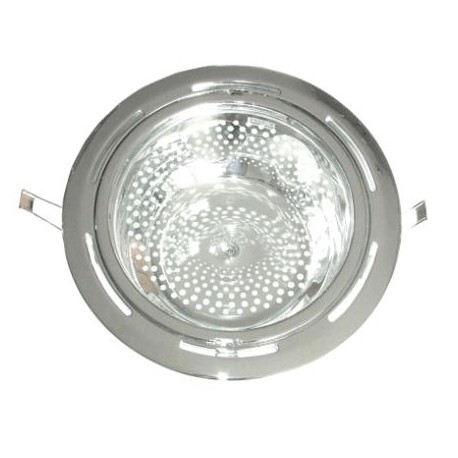 FARO DA INCASSO FISSO PER DUE LAMPADE E27