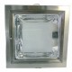 FARO DA INCASSO QUADRO FISSO PER 2 LAMPADE