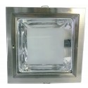 FARO DA INCASSO QUADRO FISSO PER 2 LAMPADE