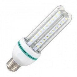 LAMPADA 3 TUBI TRASPARENTE E14/E27 LUCE 360° 12/16W