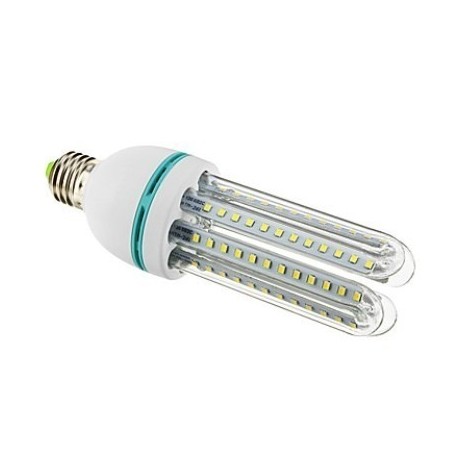 MAXI LAMPADA A LED 4 TUBI TRASPARENTE E14/E27 LUCE 360° 20/24/30W