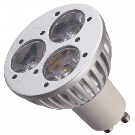 DICROICA GU10 12V. 3LED 3W