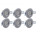 FARO DA INCASSO A LED 3W