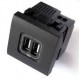 PRESA 2USB COMPATIBILE LIVING INTERNATIONAL