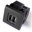 PRESA 2USB COMPATIBILE LIVING INTERNATIONAL