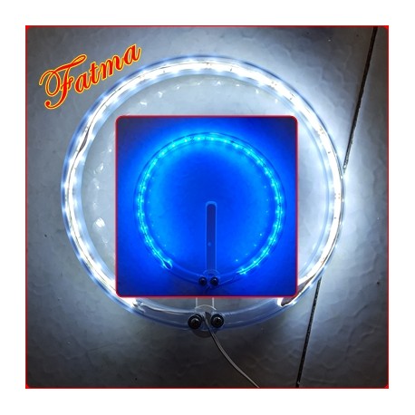 CORONCINA STELLLARIO TUBOLARE  LUMINOSO A LED