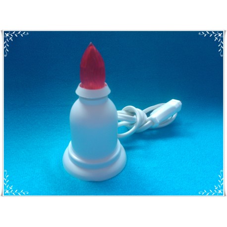 LUCCIOLA A NEON CON CAVO E SPINA 230V.