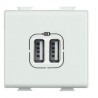 PRESA 2 USB COMPATIBILE MATIX