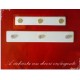 STAGGIA A 3 LED BIANCHI CON BATTERIE - ELETTRONICA