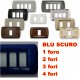 PLACCHE IN ABS PER SCATOLE RETTANGOLARI  SERIE ECLIPSE