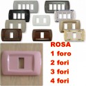 PLACCA ROSA IN ABS PER SCATOLE RETTANGOLARI SERIE ECLIPSE